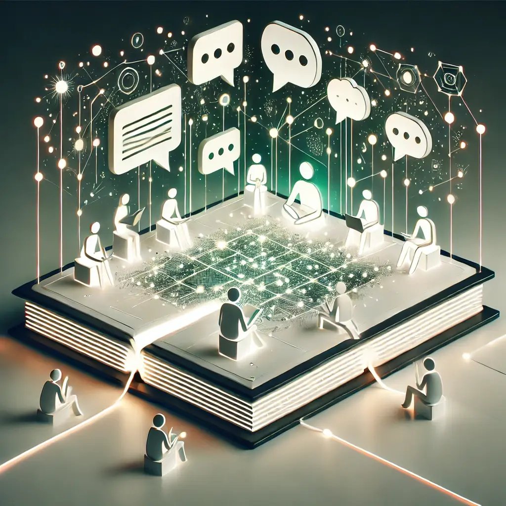 DALL·E 2025-03-05 04.16.06 - A minimalist and modern illustration representing the future of online discourse. The image should depict a futuristic digital forum or a stylized abs DALL·E 2025-03-05 04.16.06 - A minimalist and modern illustration representing the future of online discourse. The image should depict a futuristic digital forum or a stylized abs